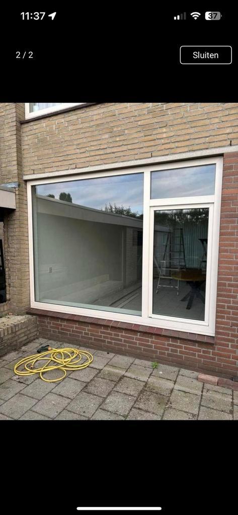 Gebruikt Gevelraam met Dubbelglas, Doe-het-zelf en Verbouw, Glas en Ramen, Gebruikt, Gevelraam of Ruit, 160 cm of meer, 120 tot 160 cm