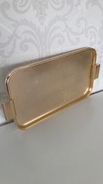 Vintage - Engelse Woodmet dienblad - cocktail blad, Huis en Inrichting, Woonaccessoires | Dienbladen, Verzenden, Zo goed als nieuw