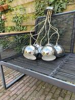 Retro hanglamp met 7 bollen, Ophalen, Gebruikt, Metaal, Retro vintage '60 sixties