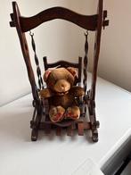 Antiek Schommelstoeltje met Teddybeer, Antiek en Kunst, Ophalen