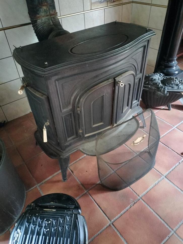 Kachel - Houtkachel, Huis en Inrichting, Kachels, Gebruikt, Vrijstaand, Houtkachel, Hout, Ophalen