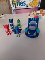 Leuke PJ Masks speelgoed set met figuren en een auto., Ophalen of Verzenden, Zo goed als nieuw
