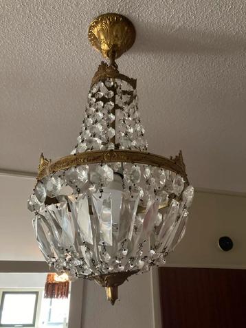 Antieke kroonluchter lamp kristal zakkroonluchter beschikbaar voor biedingen