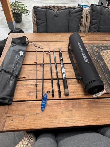 nieuwe aquantic travel hengels 2,4m 40-180 gr    hand made ! beschikbaar voor biedingen