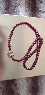 Mooie oude vintage ketting met edelsteentjes, Ophalen of Verzenden, Zo goed als nieuw