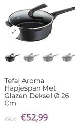 Tefal aroma hapjespan. Als nieuw, Huis en Inrichting, Keuken | Potten en Pannen, Ophalen, Zo goed als nieuw, Rvs, Koekenpan of Braadpan