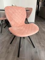 Roze eetkamer stoelen 4x, Huis en Inrichting, Stoelen, Ophalen, Overige kleuren, Zo goed als nieuw, Vier