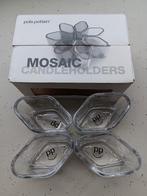 PolsPotten Mosaic candle holders clear, Overige materialen, Overige kleuren, Nieuw, Ophalen of Verzenden