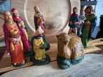 Kerststal figuren: Koningen, herders en kameel, Antiek en Kunst, Ophalen of Verzenden