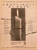 CONSPIRACY OF HOPE Amnesty oa PETER GABRIEL A3 advertentie, Ophalen of Verzenden