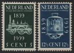 325 - 26 POSTFRIS ( 100 jaar spoorwegen 1939 ), Postzegels en Munten, Postzegels | Nederland, T/m 1940, Verzenden, Postfris