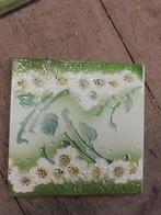 17 stuks randtegels art nouveau 15.2x15.2 cm = 260 cm, Antiek en Kunst, Ophalen