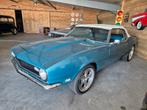 Chevrolet Camaro 1968, Auto's, Achterwielaandrijving, Cabriolet, Blauw, Leder