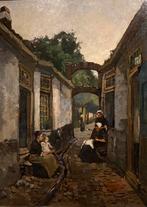 J. H. Weyns stadsgezicht, Antiek en Kunst, Kunst | Schilderijen | Klassiek, Ophalen of Verzenden