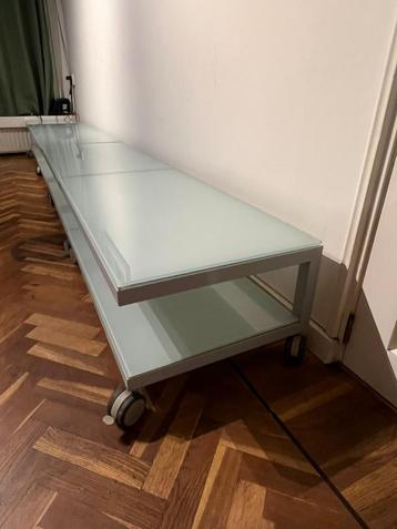 Glazen salontafel bijzettafel beschikbaar voor biedingen