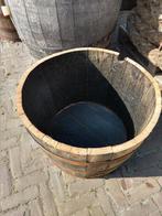 Houtenplantenbak, Ophalen, Rond, Dorpsstraat 46a 4413 BM Krabbendijke, Zo goed als nieuw