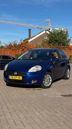 Fiat Punto 1.4 5DR 2006 Blauw, Auto's, Voorwielaandrijving, 4 cilinders, Origineel Nederlands, Handgeschakeld