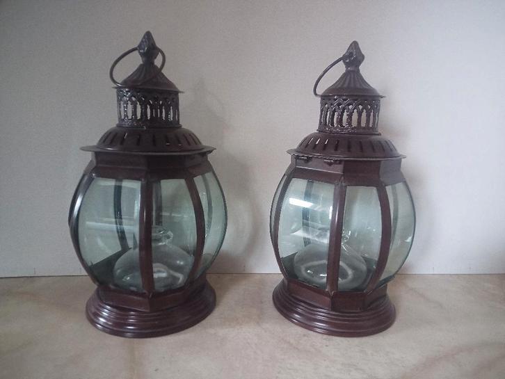 Twee mooie decoratieve hang,- sta,- en of tafellampen, Huis en Inrichting, Lampen | Overige, Nieuw, Ophalen of Verzenden