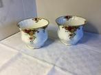 2 Bloempotten van Royal Albert, Old Country roses., Ophalen of Verzenden