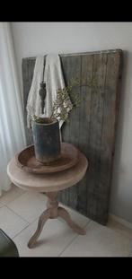 Houten pot exclusief tak 31 cm hoog en 17 diameter, Ophalen, Zo goed als nieuw