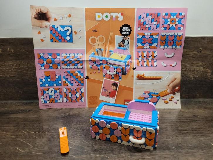 LEGO DOTS Bureau Organizer - 41907, Kinderen en Baby's, Speelgoed | Duplo en Lego, Zo goed als nieuw, Lego, Complete set, Ophalen of Verzenden