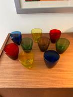 Gekleurde water glazen., Verzamelen, Glas en Borrelglaasjes, Ophalen of Verzenden