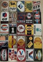 Metalen wandbord benzine olie 20x30 cm pr=p/st (3 voor 21€), Verzamelen, Ophalen of Verzenden, Zo goed als nieuw, Reclamebord