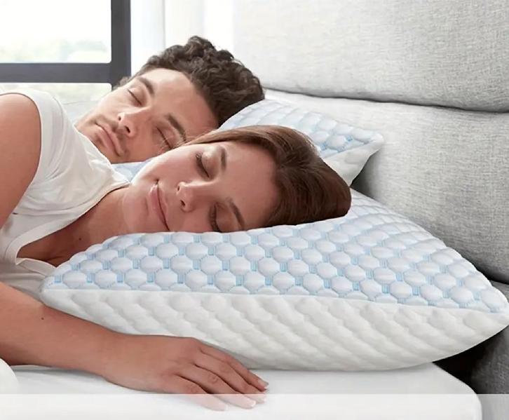 Nano Pillow Hoofd kussen traagschuim wolken bamboe kussens, Huis en Inrichting, Woonaccessoires | Kussens, Nieuw, Wit, Vierkant