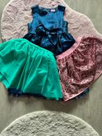 Jurk en rokjes maat 116-128, Ophalen of Verzenden, Zo goed als nieuw, H&M, Meisje