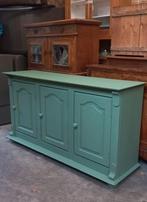 Warm groene kast  - dressoir, Huis en Inrichting, Kasten | Dressoirs, Ophalen, ., 150 tot 200 cm, Zo goed als nieuw