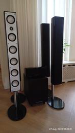 Exclusieve Mordaunt Short Alumni satellite luidspreker set, Gebruikt, 60 tot 120 watt, Surroundset zonder subwoofer, Ophalen