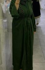Groene Abaya met details, Ophalen of Verzenden, Zo goed als nieuw, Maat 38/40 (M), Groen