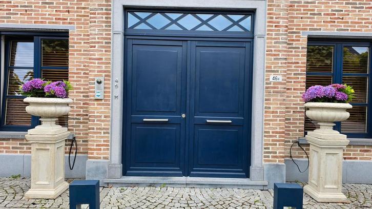 Betonnen sokkels en betonnen bloempotten verschillende maten, Tuin en Terras, Tuinvazen, Nieuw, Ophalen
