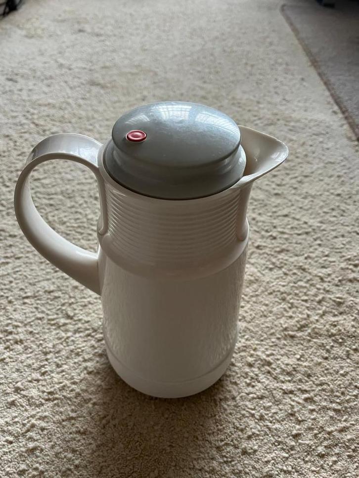 Thermoskan, isoleerkan, koffiekan wit. Rotpunkt, Huis en Inrichting, Keuken | Keukenbenodigdheden, Zo goed als nieuw, Ophalen of Verzenden