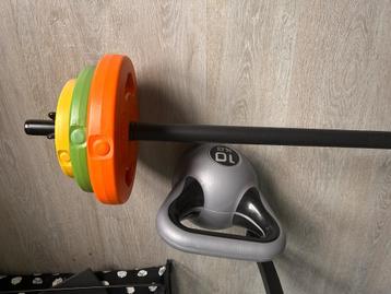 Halter en gewichten  beschikbaar voor biedingen