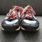 Trussardi sneakers zwart glimmend + zalmroze 38 nr 45281, ., Zwart, Trussardi, Ophalen of Verzenden