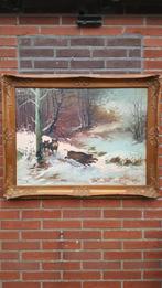 Mooi oude schilderij olie verf, Ophalen of Verzenden, Zo goed als nieuw