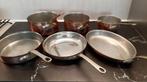 Koperen pannen (Krogarhuset), Huis en Inrichting, Keuken | Potten en Pannen, Ophalen of Verzenden, Gebruikt, Overige materialen