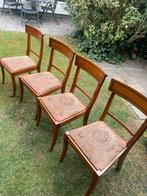 Vier Grange Stoelen met Paisley Bekleding Klassiek Design, Antiek en Kunst, Ophalen of Verzenden
