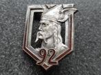 Frankrijk  - insigne   92 Regiment Infanterie  /  Drago, Verzamelen, Militaria | Algemeen, Ophalen of Verzenden, Landmacht, Overige gebieden