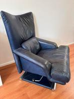 Blauwe Rolf Benz stoel, Huis en Inrichting, Fauteuils, Ophalen, Gebruikt, 75 tot 100 cm, Modern