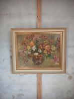 Bloemenschilderij. In  lijst, Jim Waaning olieverf., Ophalen of Verzenden