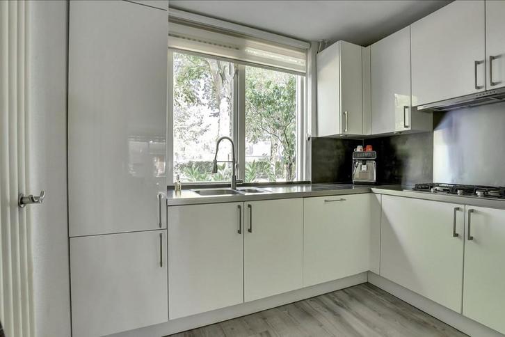 Complete keuken met apparatuur - Zelf demonteren!, Huis en Inrichting, Keuken | Complete keukens, Gebruikt, Hoekkeuken, Wit, Staal of Rvs