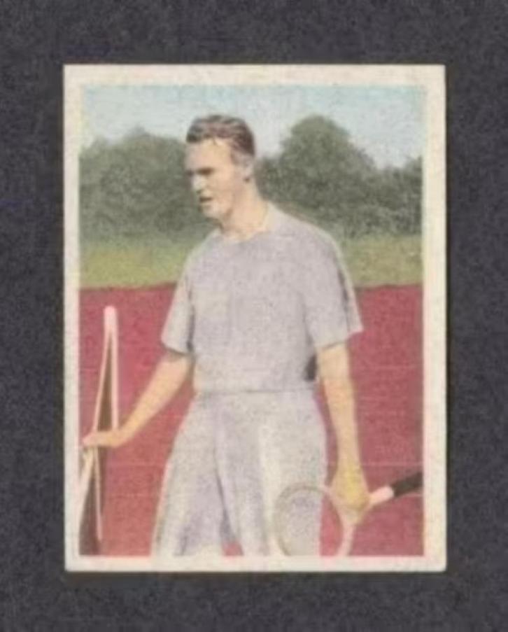 Sportplaatje Tennis Ivo Rinkel 1954 (17)., Verzamelen, Overige Verzamelen, Zo goed als nieuw, Ophalen of Verzenden