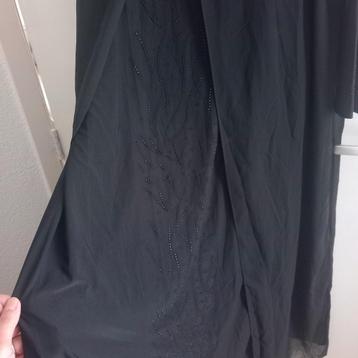 Zwarte Feestjurk XL met Steentjes beschikbaar voor biedingen