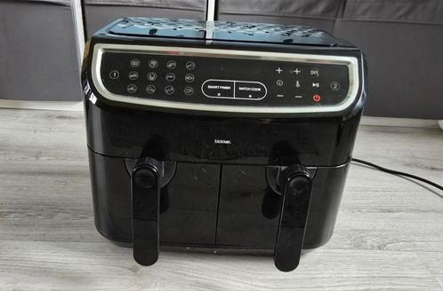 Airfryer dubbel XL 2 keer 4.5 liter, Witgoed en Apparatuur, Airfryers, Zo goed als nieuw, Airfryer XXL, 1500 gram of meer, Ophalen