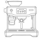 Sage Oracle Touch (refurbished), Witgoed en Apparatuur, Koffiezetapparaten, Espresso apparaat, Zo goed als nieuw, 4 tot 10 kopjes