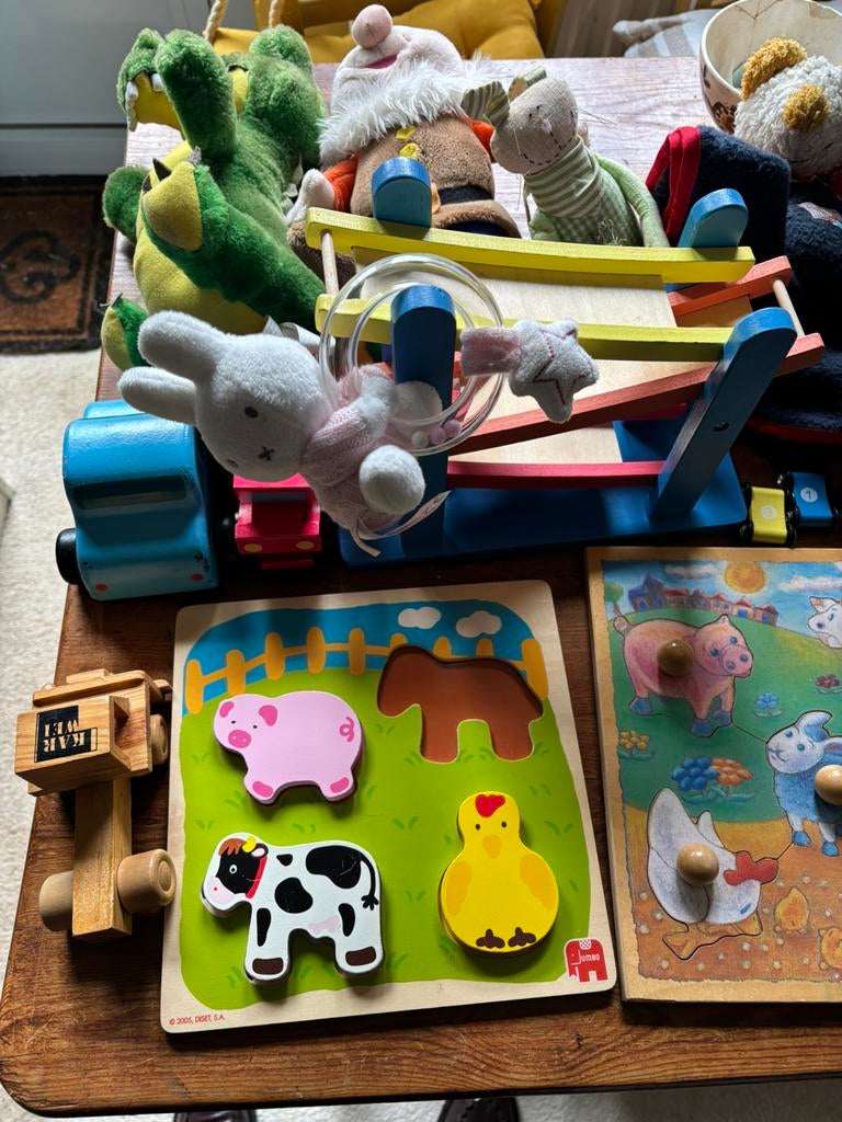 Knuffels, boekjes, puzzel, Ophalen of Verzenden, Gebruikt, Jongen of Meisje