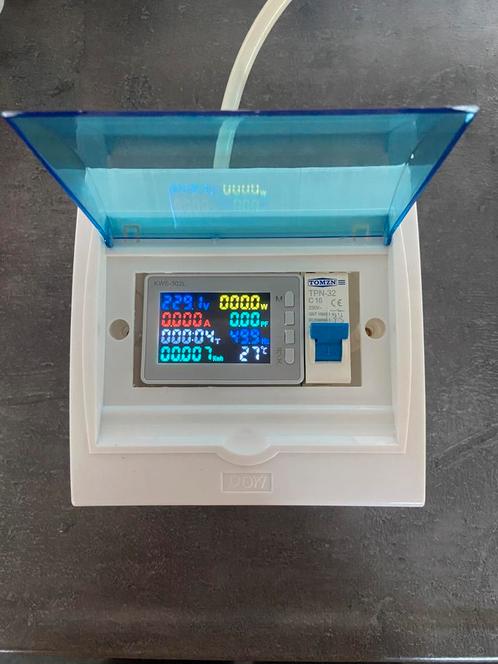 Nieuwe 8 in 1 meter kWh - mini groepenkast - 1 groep - 1fase, Doe-het-zelf en Verbouw, Gereedschap | Overige machines, Nieuw, Ophalen of Verzenden