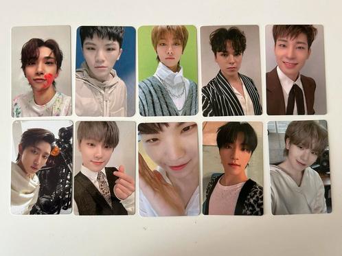 Seventeen album photocards kpop woozi the8 joshua wonwoo, Verzamelen, Muziek, Artiesten en Beroemdheden, Zo goed als nieuw, Foto of Kaart